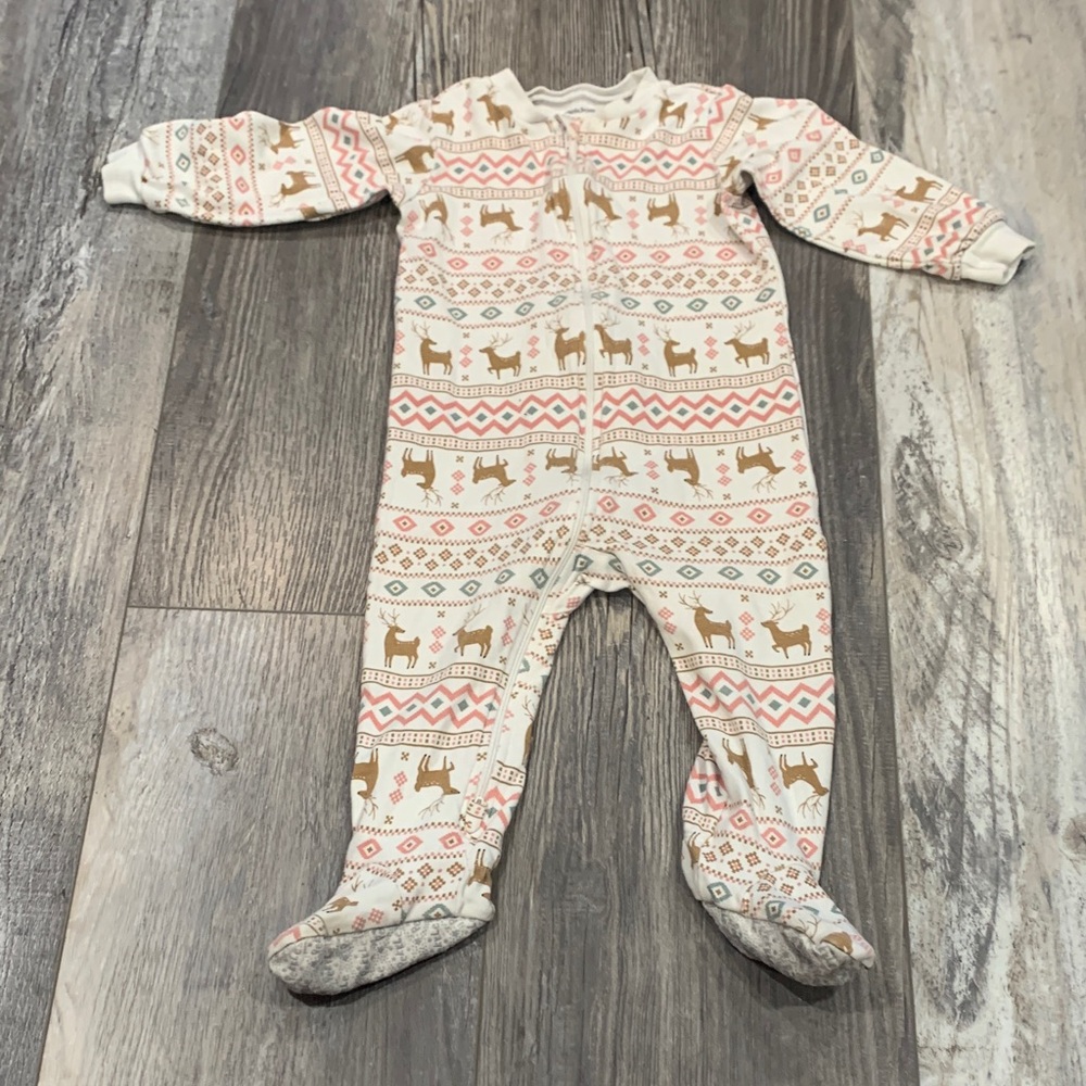 Pekkle Cozy Cream and Brown Kids One Piece‎